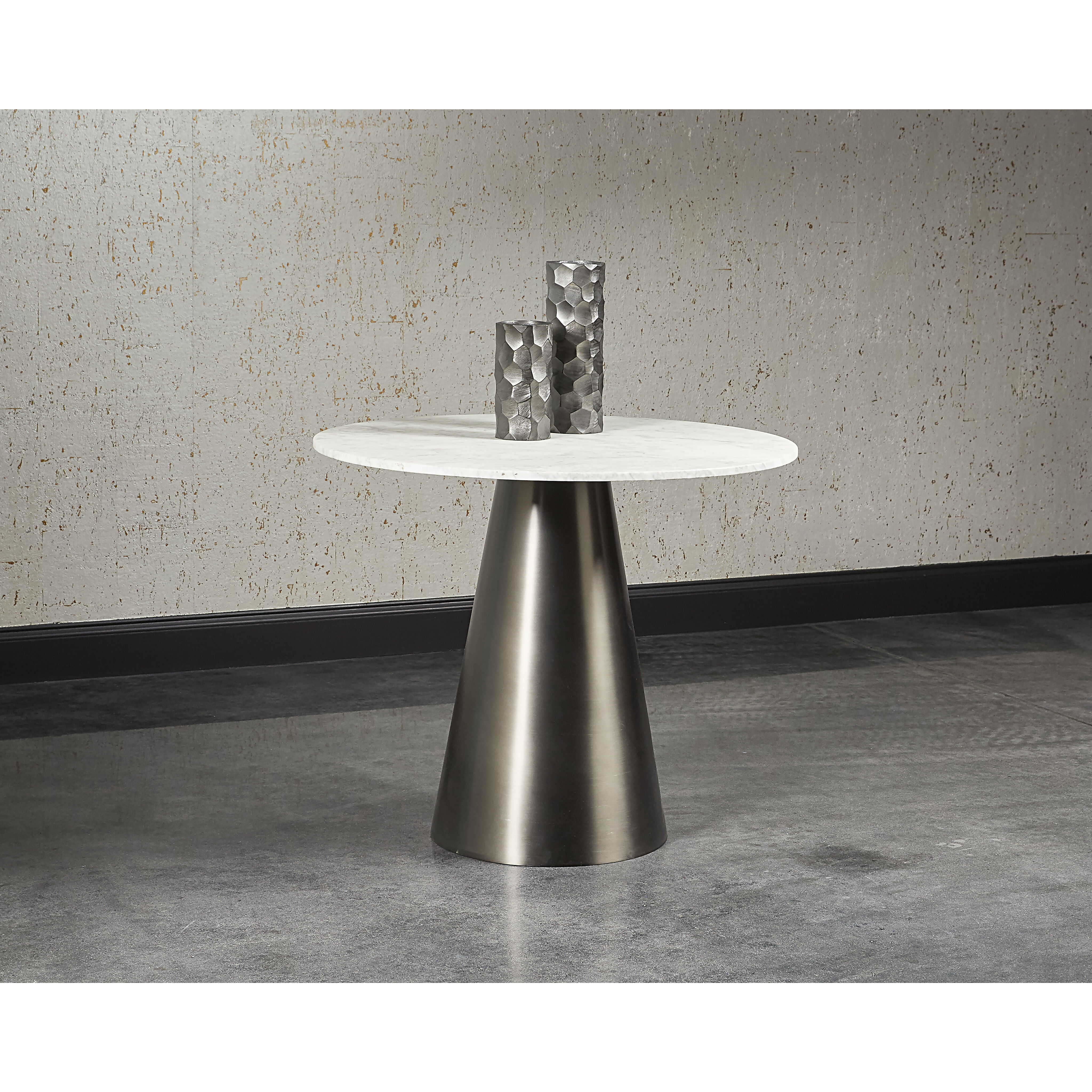 Damon Gunmetal Bistro Table